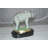 Elephant trunk Up Bronze Statue -  Size: 16"L x 9"W x 10"H.