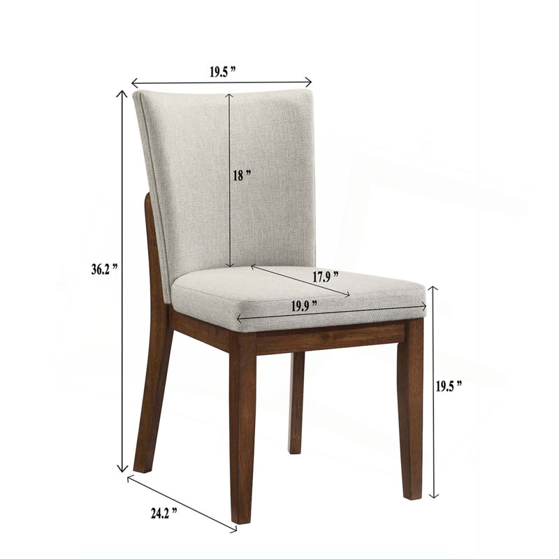 Ensemble de salle à manger moderne Mid-Century, 6 pièces: table, banc, 4 chaises