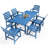 7-Piece Outdoor Dining Set With Umbrella Hole – Weather-Resistant Patio Furniture For Backyard & Garden-1286223068