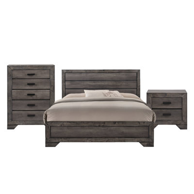 Maile King Panel 3PC Bedroom Set