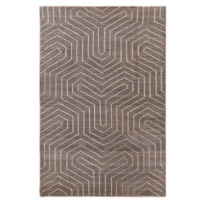Hockman Grey Rug 4'11" x 7'9"