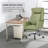 Ergonomic Cross Legged Office Chair With Footrest,leather Big And Tall Executive Chair With Wheels,reversible Armrest And Lumbar Pillow,135° Reclining Computer Wide Desk Chair For Home,office （3D Kneading Massage Head）-850370814