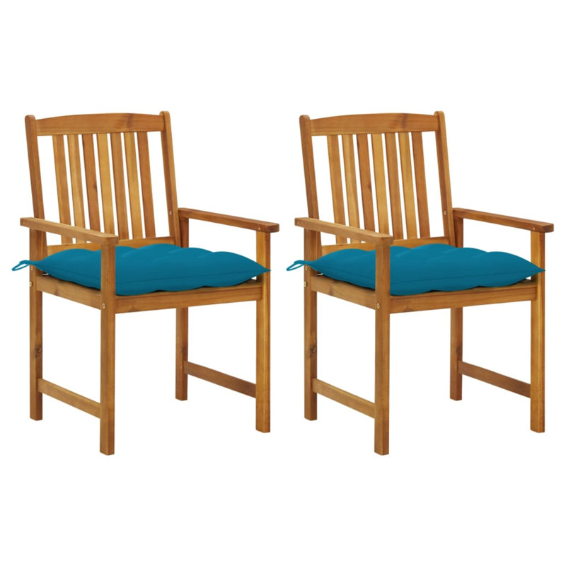 Outdoor Lounge Chair, Light Blue, Natural