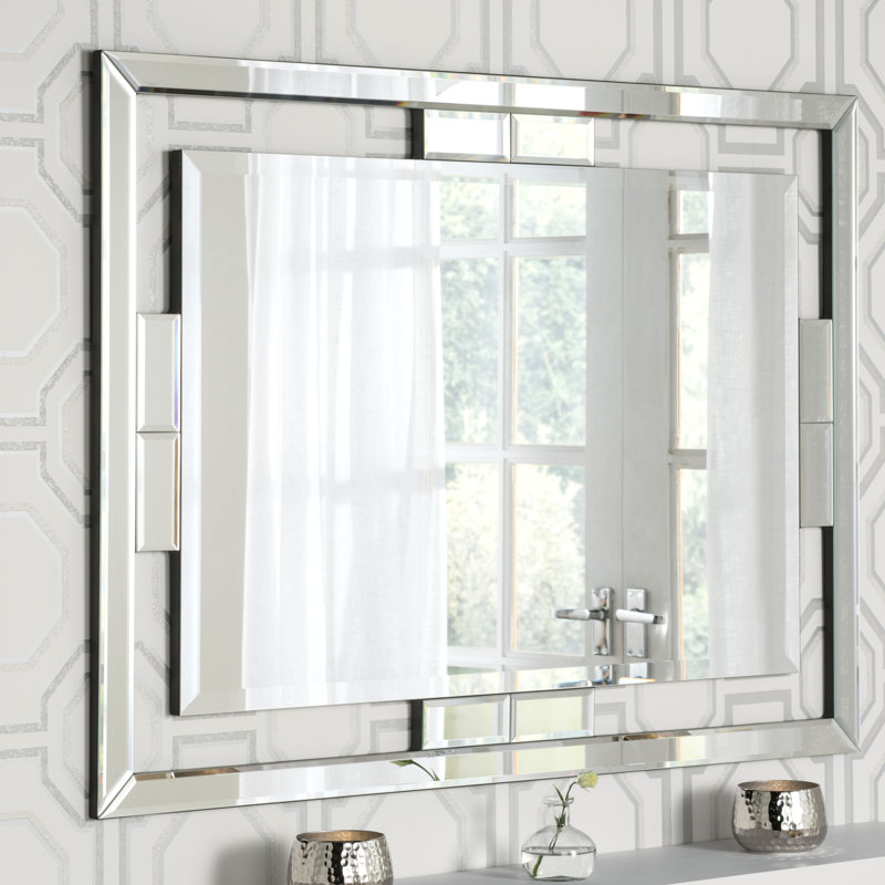 Jewett Glass Flat Wall Mirror