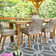 Rectangular 6 - Person Rectangular Outdoor Dining Set with Cushions