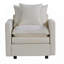 Fauteuil de lecture en tissu Chenille-1923209532