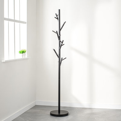 Sydney Steel Freestanding 18 - Hook Coat Rack