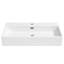 Turner 30" W x 16" D Vitreous China Rectangular Wall Bathroom Sink with Overflow-103144517