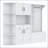 Multifunctional Left-Right Hall Cabinet with 4 Hooks-1870552130