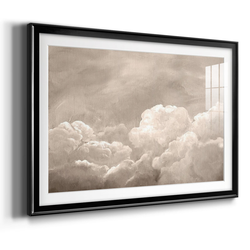 «Painted Clouds I», reproduction d'art encadrée, Noir, H 15 po x l 21 po x P 1,5 po