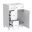 Armoire de meuble-lavabo 24 po avec lavabo en céramique, 2 tiroirs, 1 porte-116234441