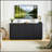 Elegant Vertical Stripe Buffet Cabinet With Curved Wave Design, Multi-Functional Storage For Living Room And Bedroom-1934795453
