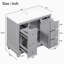 Meuble-lavabo simple 36,22 po avec plateau en résine Clementa-48335202