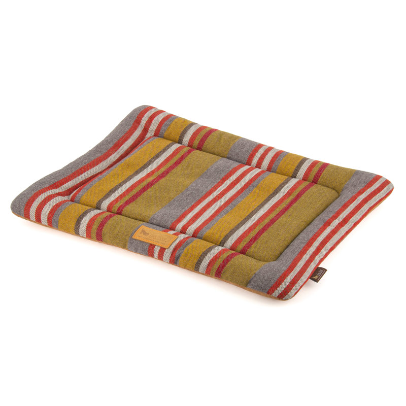 Horizon Collection Striped Washable Pet Bed, Extra Large (1.9" H x 42" W x 28" D)