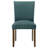 Conifer Teal Blue Upholstered Dining Side Chair