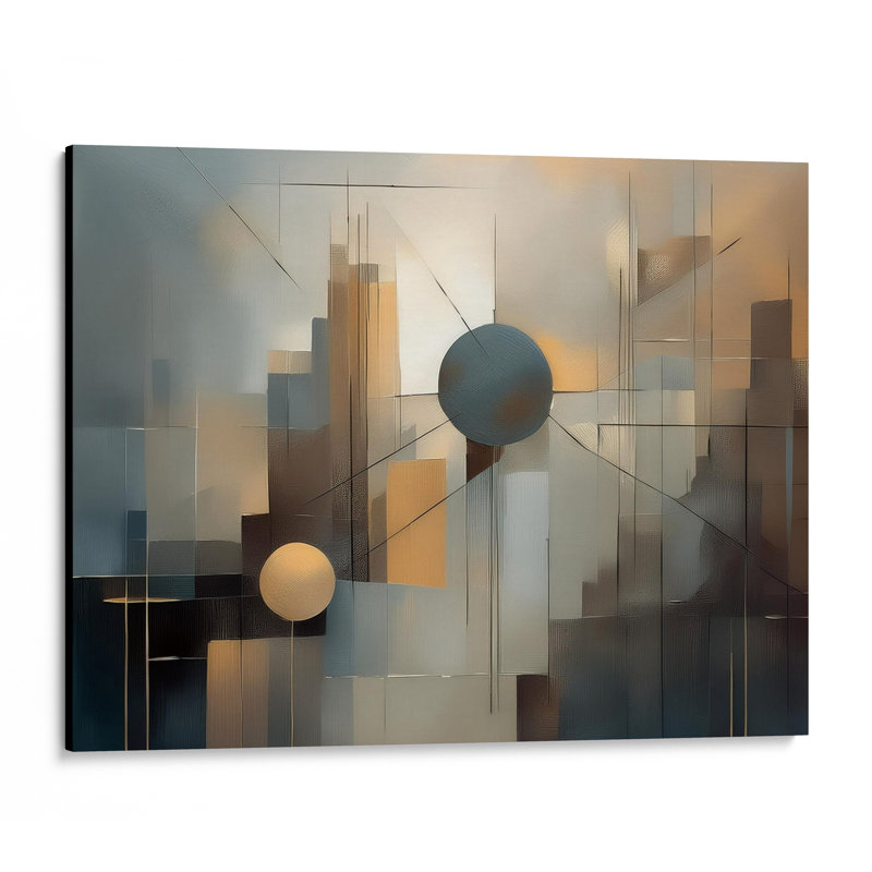 Harmonie industrielle, H 24 po x l 32 po