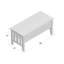 Banc de rangement en bois Enright