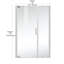 Porte de douche pivotante sans cadre l 46,5 "x H 72"-85752672