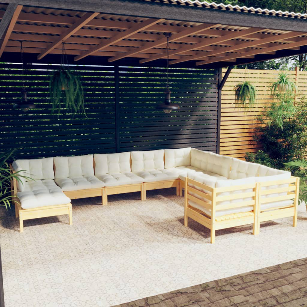 Gartensofa Hrishit mit Kissen