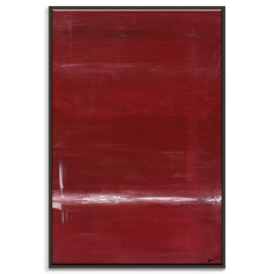 Red 1 Piece Painting on Canvas