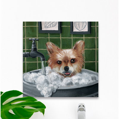 Enjoy The Bubbles - Wrapped Canvas Painting