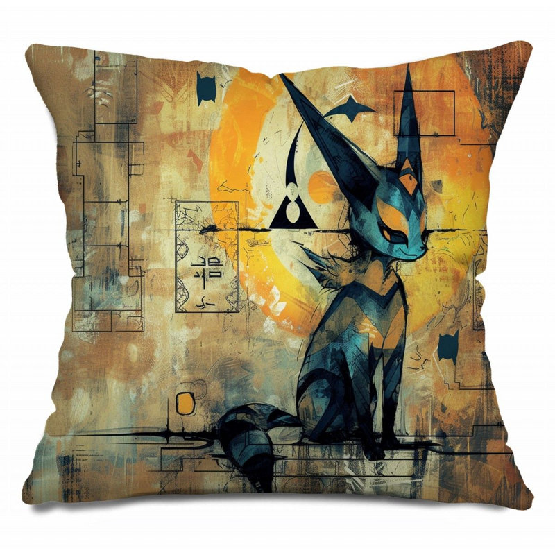 Comic Throw Pillow, Illustration  Pillows, 20"H x 20"W