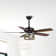 52" Rivenburg 5 - Blade Smart Ceiling Fan With Dimmable LED Lights, APP/Remote with Alexa and Google Assistant