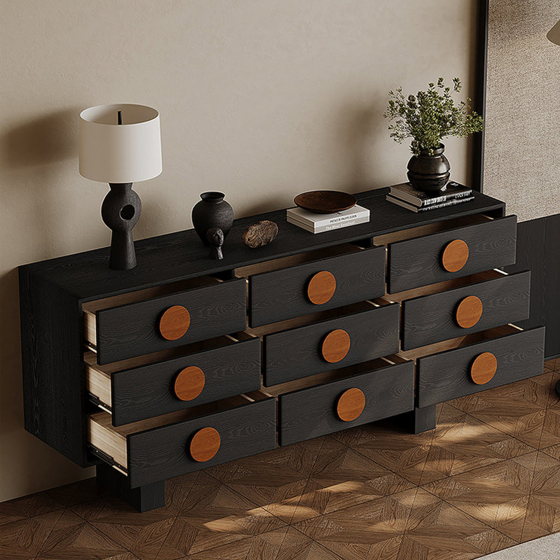 Multi-compartment Storage 9-drawer Accent Chest