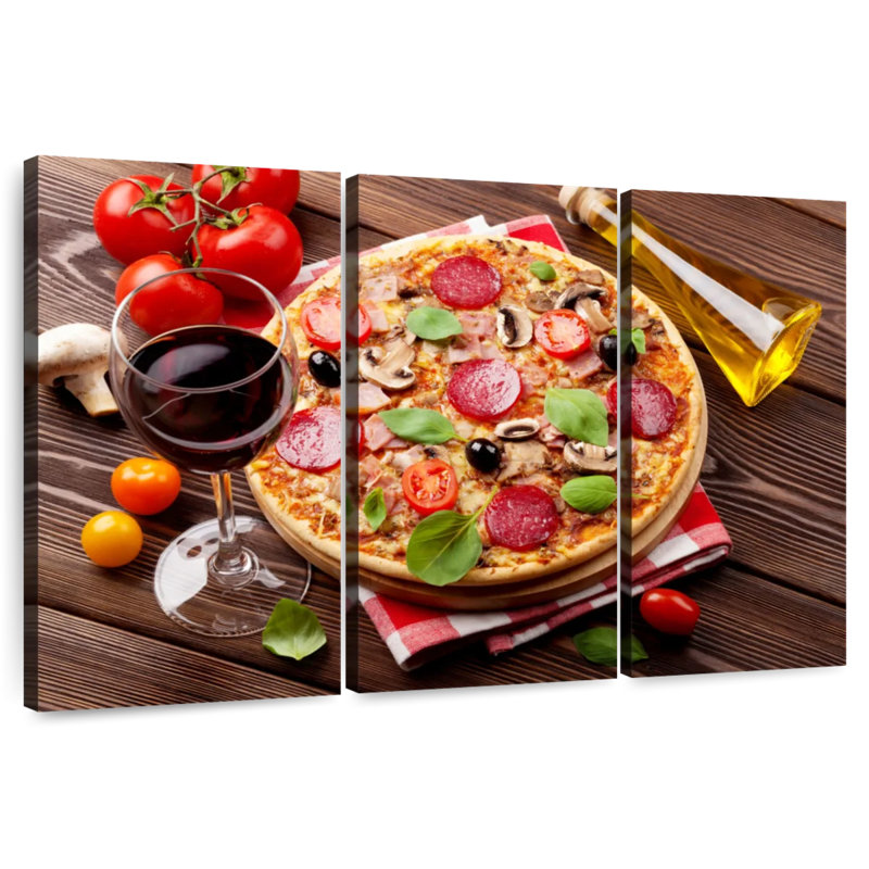Yarlin Pizza Fresh From Oven, 42" H x 65" W