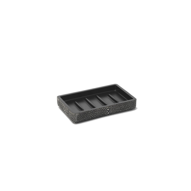 Plat à savon Samurai, Shagreen noir minuit
