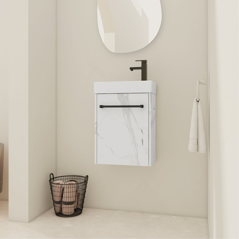Meuble-lavabo flottant avec caractéristiques haut de gamme pour des salles de bain élégantes
