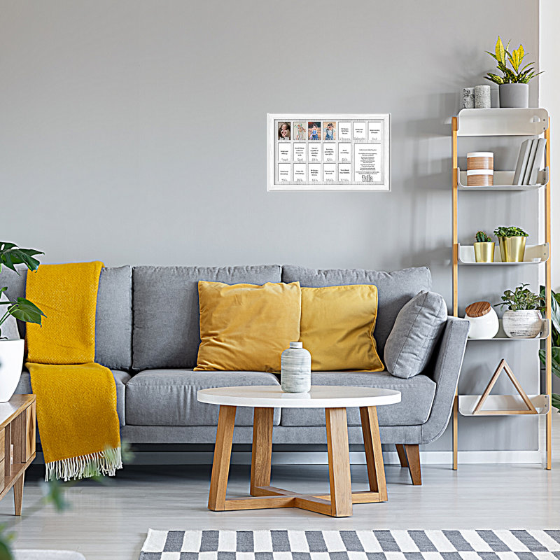 Ensemble de cadres en bois de 5 po x 7 po en noir, bleu marine, espresso, blanc, chêne, brut, gris foncé, turquoise, gris clair, rose, espresso et argent