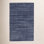 Caron Navy Hand-Woven Striped Rug