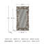 Miroir d'appoint traditionnel rectangulaire Milbourn