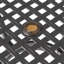 TABLE CAILLETTE EN CAOUTCHOUC I 39IN SQ