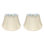 Royal Designs, Inc. BSO-711-17BG-2, abat-jour de base en forme de cloche en forme de cloche, 11 x 17 x 10, beige, paquet de 2