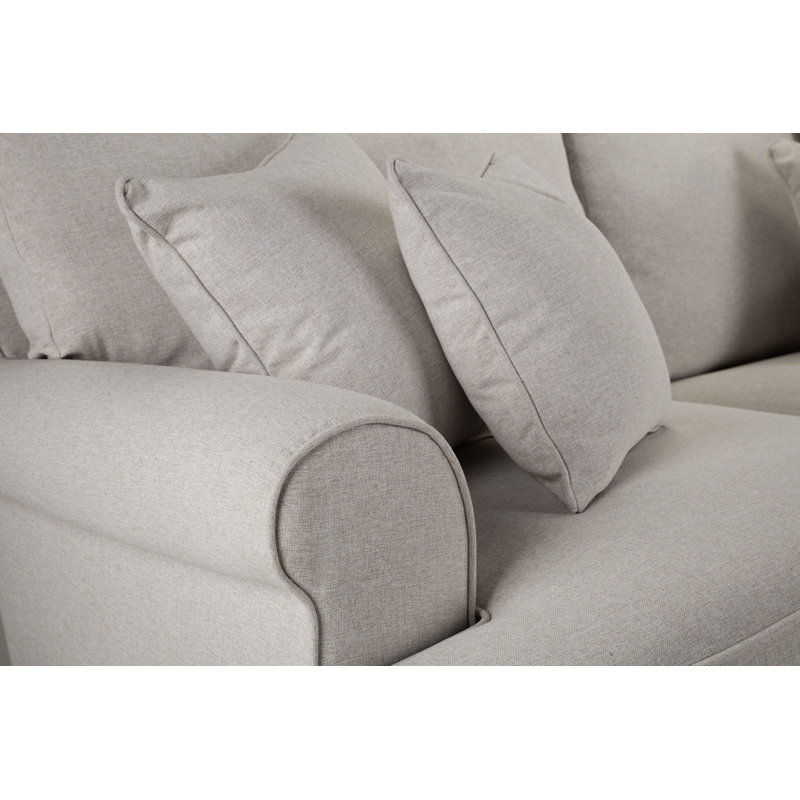 Adama Sofa, Beige White