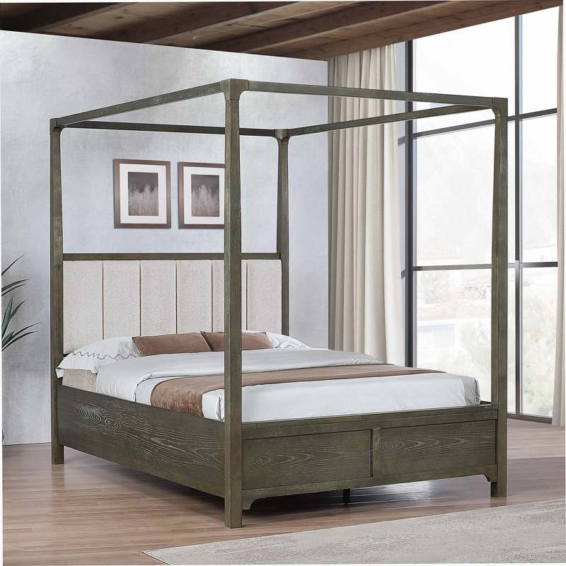 Sundance Dark Cocoa Queen Canopy Bed