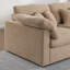 Canapé modulaire en forme de U de 6 pièces de 155,7 po avec repose-pieds amovible-110954313