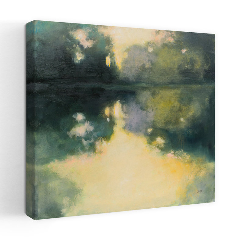 Art contemporain Summer Glow, H 18 po x l 18 po