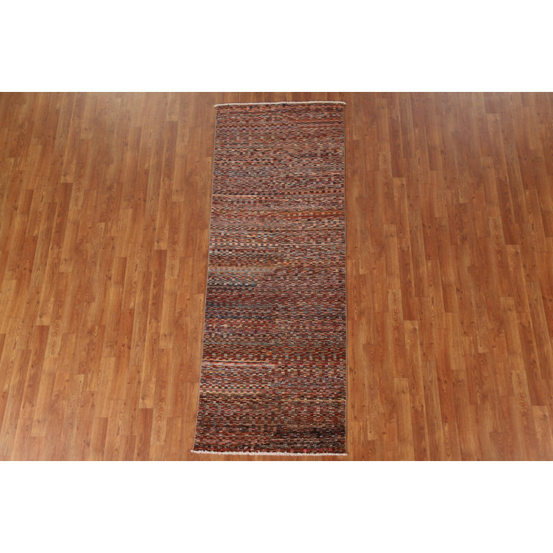 Tapis rayé Gabbeh 3 x 8