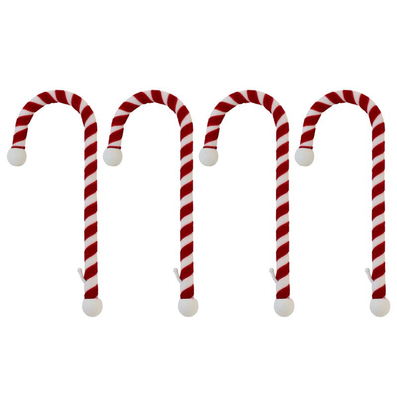 Candy Cane Velvet Edition Stocking Holder