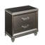 Table de chevet 2 tiroirs