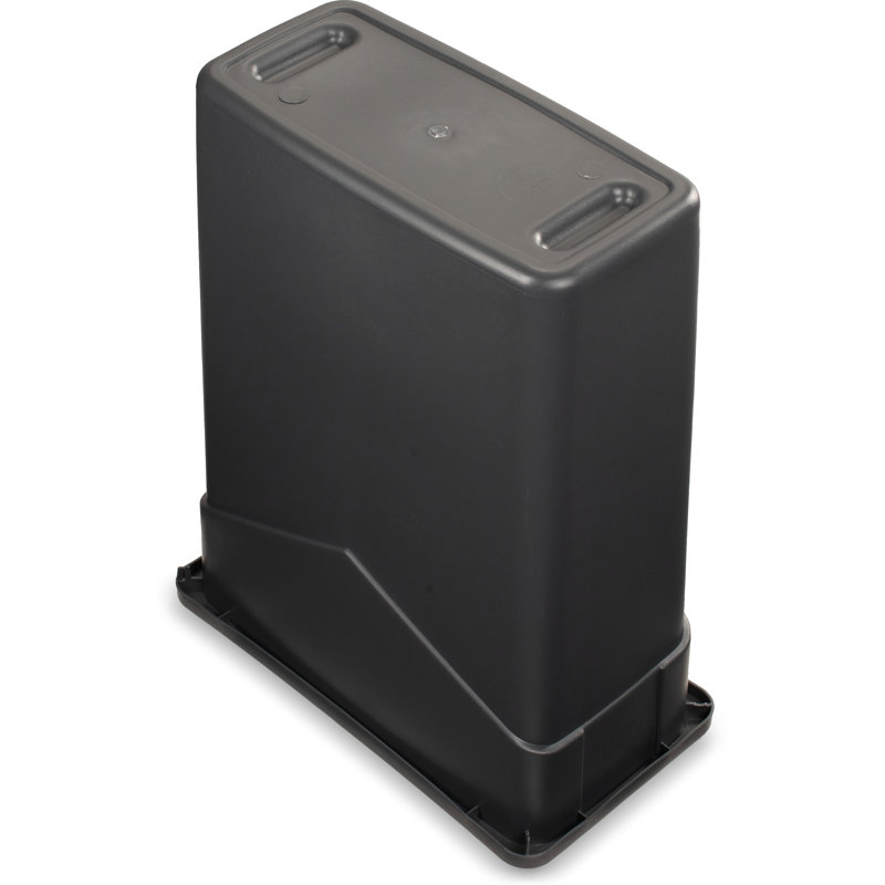 TrimLine™ Polyethylene (LLDPE) Open Outdoor Trash & Recycling Bin - 15 Gallons