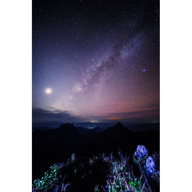 Milky Way - Wrapped Canvas Print, 46cm H x 30cm W x 3.8cm D