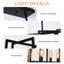 Luminaire suspendu noir 8 lumières Barbara