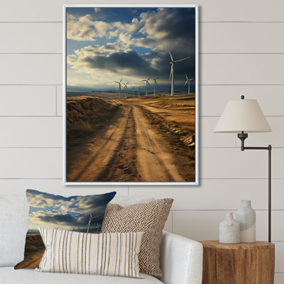 Éoliennes, minimalisme, paysage IV