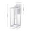 Lanterne murale d'extérieur à 1 ampoule Malak-553016318