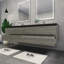Ensemble de meuble-lavabo double mural 84 po Kirker-1702351424