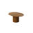 Round Extendable Wood Dining Table